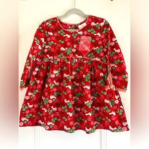 Hanna Andersson Bird & Flower Red Shirt NWT Girls Top